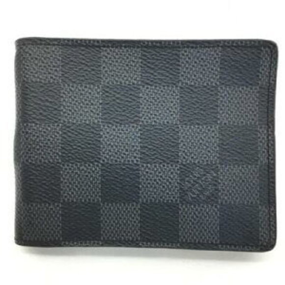 Louis Vuitton Bifold Wallet Money Clip Damier Graphite Black - Picture 1 of 7
